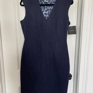 Elegant Navy Blue Dress